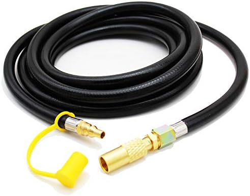 MENSI 12FT Low Pressure 1/4" Quick Connect Disconnect Plug RV Trailer Propane Extension Hose Hook Up𝐂𝐨𝐥𝐞𝐦𝐚𝐧 𝐑𝐨𝐚𝐩𝐓𝐫𝐢𝐩 𝐒𝐞𝐫𝐢𝐞𝐬 𝐋𝐗𝐄, 𝐋𝐗 𝐏𝐨𝐫𝐭𝐚𝐛𝐥𝐞 𝐆𝐫𝐢𝐥𝐥 𝐎𝐍𝐋𝐘