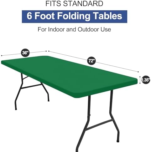 homing Rectangle Table Cloth Cover 6 Foot Elastic Fitted Tablecloth