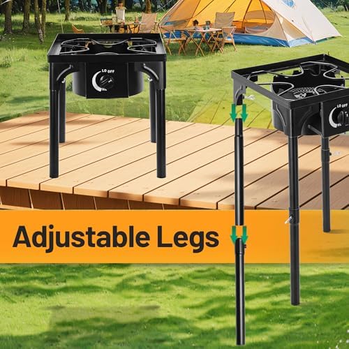 Outdoor Camping Stove, 130000 BTU Single Burner