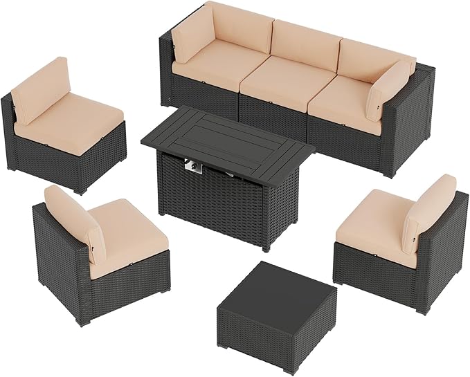 Aoxun 8 Piece Patio Furniture Set