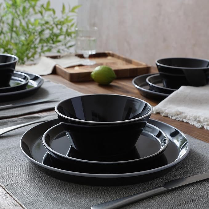 Famiware Saturn Dinnerware Sets, Ceramic Plates and Bowls
