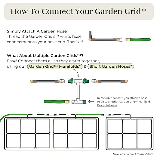 The Garden Grid | Preassembled Garden Watering System