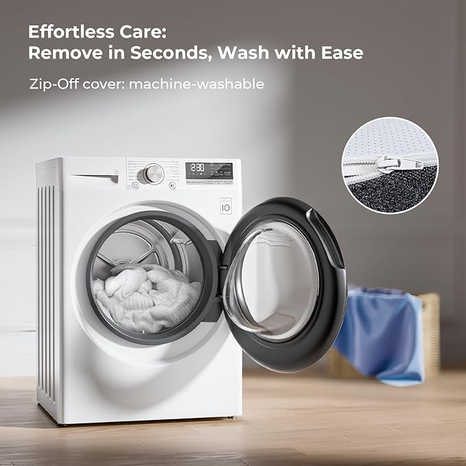 Cooling Mattress Topper Twin XL Size 2 Inch, Cooling Gel & Bamboo Charcoal Memory Foam Mattress Topper for Back Pain Relief, Firm Dual-Layer Foam Bed Pad with Removable Cover College Dorm