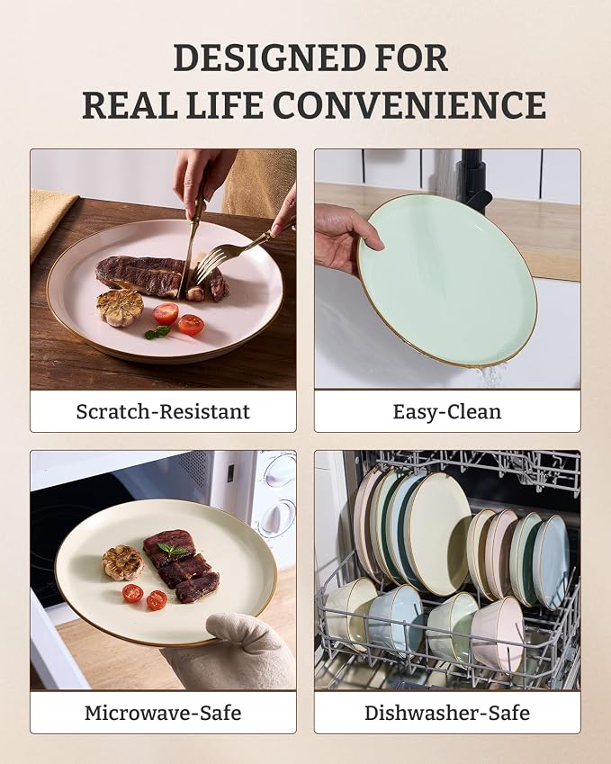 Famiware Saturn Stoneware Dishes Dinnerware Set