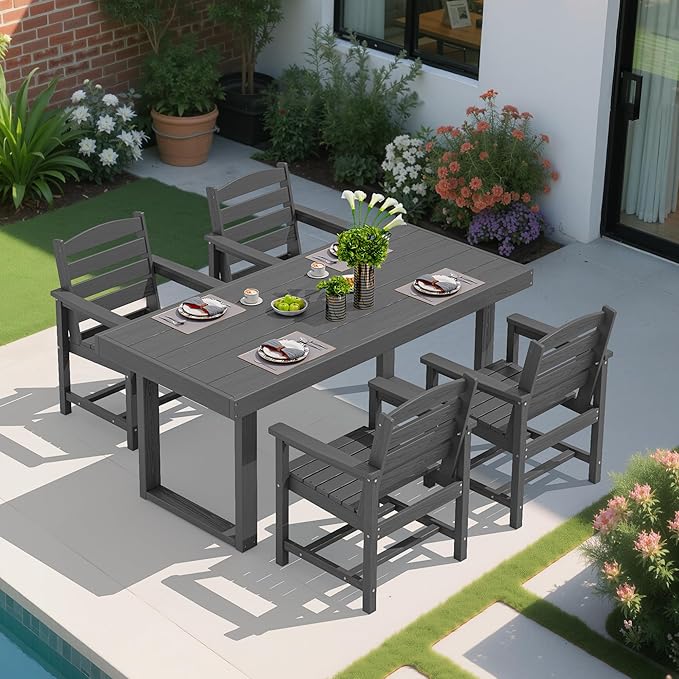 SERWALL HDPE Outdoor Dining Set
