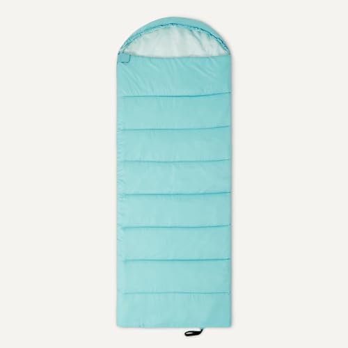 Amazon Basics Sleeping Bags for Adults, Camping Essentials, 3 Season Warm & Cool Weather