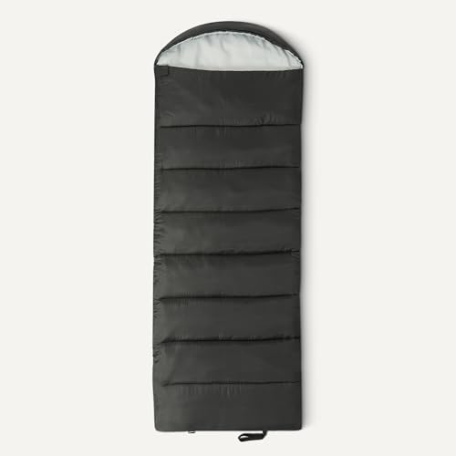 Amazon Basics Sleeping Bags for Adults, Camping Essentials, 3 Season Warm & Cool Weather