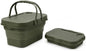 Collapsible Picnic Basket with LID,Foldable Food Storage Container for Camping,Fruit Washing,Chilled Drinks,Outdoor Travel and Kitchen Use