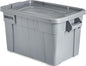 Rubbermaid Commercial Products BRUTE Tote Storage Container with Lid-included, 20-Gallon, Gray, Rugged/Reusable Boxes for Moving/Storing in Garage/Basement/Attic/Jobsite/Truck/Camping (FG9S3100GRAY)