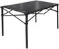 MOUNTAIN SUMMIT GEAR Heavy-Duty Roll-Top Table for Camping (Large) - Portable Aluminum-Top Folding Table with Steel Frame by Caddis Sports
