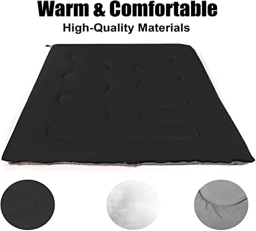 Bulk 10 Pack Envelope Sleeping Bags, 4 Seasons Warm or Cold Lightweight Indoor Outdoor Sleeping Bags for Adults, Backpacking, Camping
