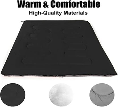Bulk 10 Pack Envelope Sleeping Bags, 4 Seasons Warm or Cold Lightweight Indoor Outdoor Sleeping Bags for Adults, Backpacking, Camping