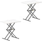 FanttikOutdoor Small Folding Table Quick Adjust 3 Heights, TV Tray, Dining