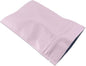 FERENLI 100Pcs Zipper Lock Self Seal Flat Pouch for Zip Aluminum Foil Lock Package Bag Coffee Food Storage Resealable Mylar Bags Heat Sealable Candy Reclosable Bags (8x12cm (3.1x4.7 inch), Pink)