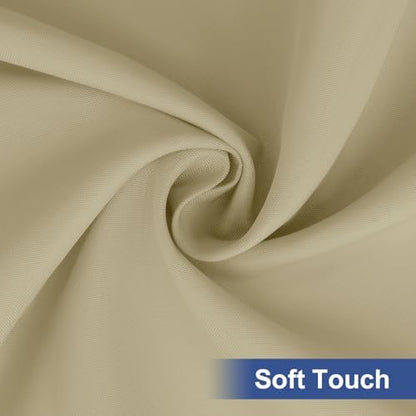 homing Rectangle Table Cloth Cover 8 Foot Taupe Elastic Fitted Tablecloth