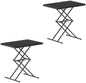 FanttikOutdoor Small Folding Table Quick Adjust 3 Heights, TV Tray, Dining