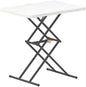 FanttikOutdoor Small Folding Table Quick Adjust 3 Heights, TV Tray, Dining