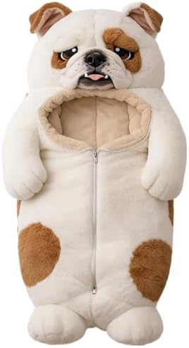 Giant Fluffy Cat Sleeping Bag for Adults - Soft Plush Cat Shaped Sleeping Bag for Human, Cozy & Warm Envelope Style Blanket Animal Shaped Sleep Bags for Home Camping Travel