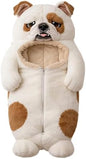 Giant Fluffy Cat Sleeping Bag for Adults - Soft Plush Cat Shaped Sleeping Bag for Human, Cozy & Warm Envelope Style Blanket Animal Shaped Sleep Bags for Home Camping Travel