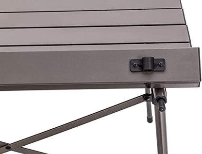 ALPS Mountaineering Aluminum Roll-Top Camp Table with Fast Setup and Compact Storage