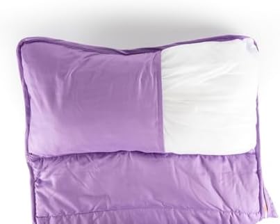 Jay Franco Kids Nap Mat with Embedded Pillow & Blanket – Soft 46"x20" Microfiber Sleeping Bag with Name Tag & Handle