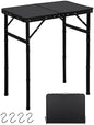 LOFTEY Small Folding Table, 2 ft Portable Camping Table, Adjustable Height