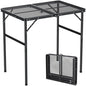 Anbte 3ft Portable Grill Table Max 29.5", 2 Adjustable Heights, 31" X 22"