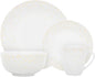 Pemberly Row Porcelain Dinnerset 16 Piece in Coupe Diamond Confetti