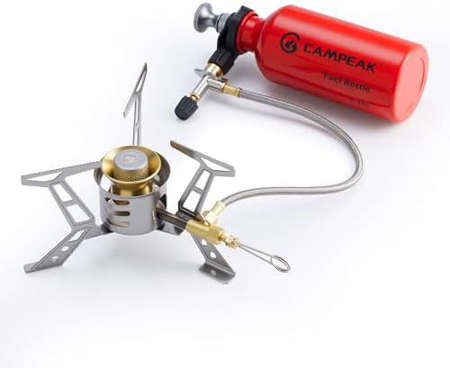 Multi Fuel Stove Burner with SILENT CAP for Outdoor Camping Hiking