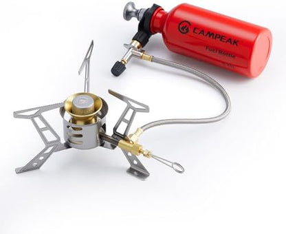 Multi Fuel Stove Burner with SILENT CAP for Outdoor Camping Hiking