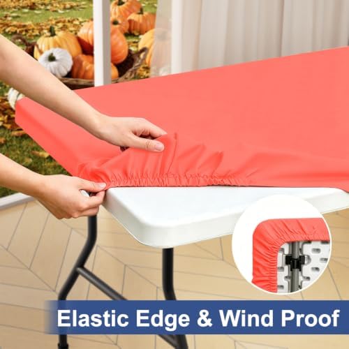homing Rectangle Table Cloth Cover 8 Foot Elastic Fitted Tablecloth