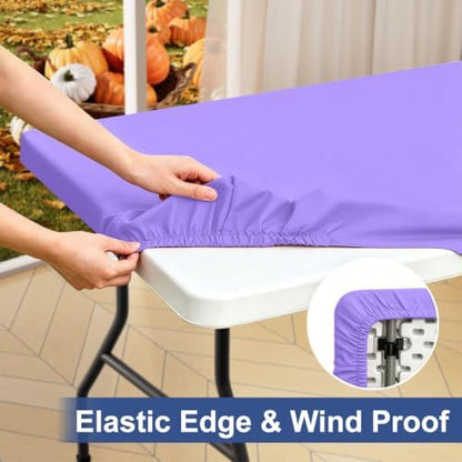 homing Rectangle Table Cloth Cover 8 Foot Elastic Fitted Tablecloth