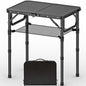YihuiKo Folding Picnic Table with Storage Net, Lightweight Portable Table