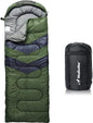 MalloMe Sleeping Bags for Adults Cold Weather & Warm - Backpacking Camping Sleeping Bag for Kids 10-12, Girls, Boys - Lightweight Compact Camping Essentials Gear Accessories Hiking Sleep Must Haves