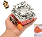 Camping Stove, Backpacking Stove, Foldable, Portable, Lightweight, Piezo Ignition, Single Burner Adjustable, Premium Mini Powerful and Stable Camp Stove for Hiking Picnic, 1+2+1+1pcs