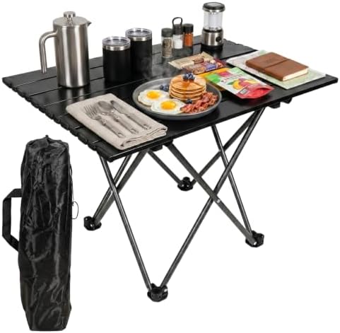 ShellKingdom Portable Camping Table for Picnic, Outdoor BBQ, Cooking, Beach