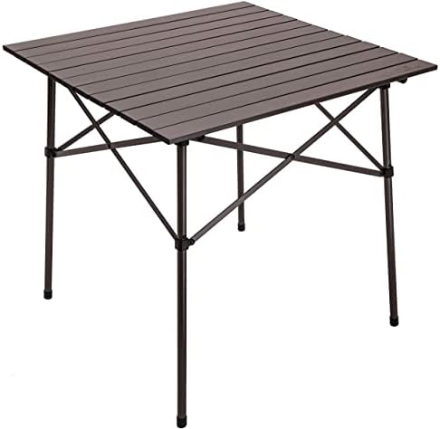 ALPS Mountaineering Aluminum Roll-Top Camp Table with Fast Setup and Compact Storage