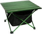 ROCK CLOUD Portable Camping Table Ultralight Aluminum Camp Table with Storage Bag Folding Beach Table for Camping Hiking Backpacking Outdoor Picnic, Green