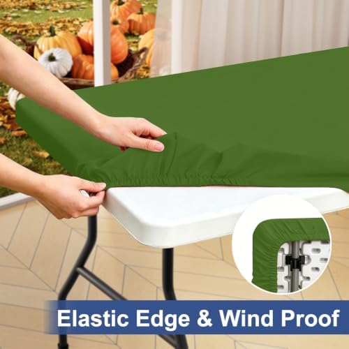 homing Rectangle Table Cloth Cover 8 Foot Elastic Fitted Tablecloth