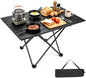 Folding Camping Table, Small Camping Table, Portable Aluminum Camp