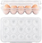 15 Grid Egg Storage Box for Refrigerator Kitchen Camping RV