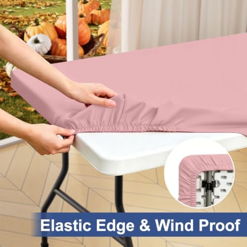 homing Rectangle Table Cloth Cover 6 Foot Elastic Fitted Tablecloth