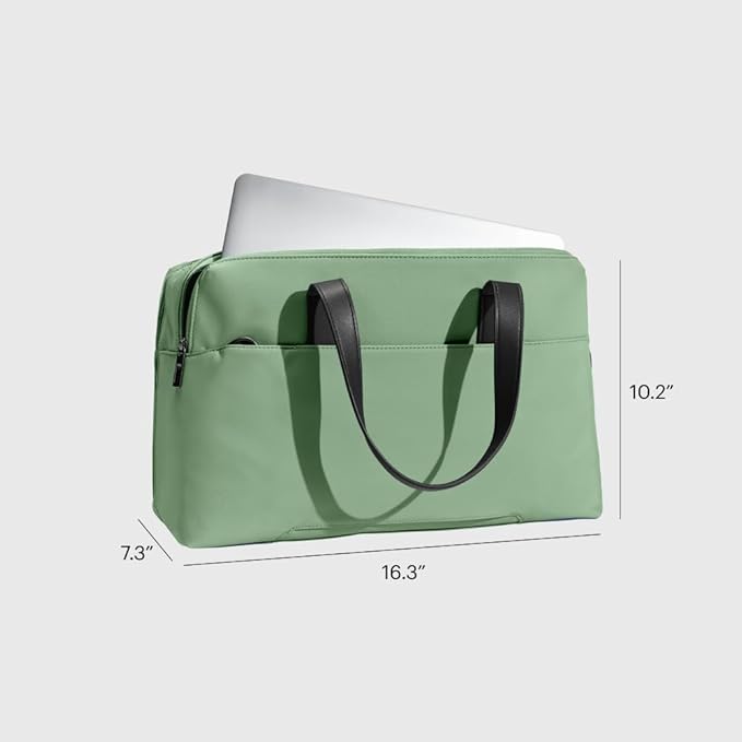 Away Everywhere Bag, Padded Laptop Sleeve, Water Resistant For Every Day Use, Removable Shoulder Strap, Daily Work Bag, Travel Essential Approved Personal Item, Sea Green
