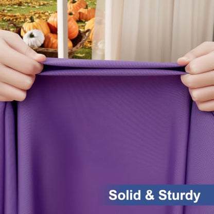 homing Rectangle Table Cloth Cover 4 Foot Purple Elastic Fitted Tablecloth