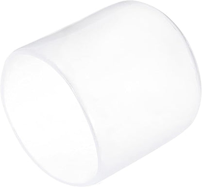 uxcell 20pcs Rubber End Caps 29mm ID Vinyl PVC Round Tube Bolt Cap Cover Screw Thread Protectors Clear