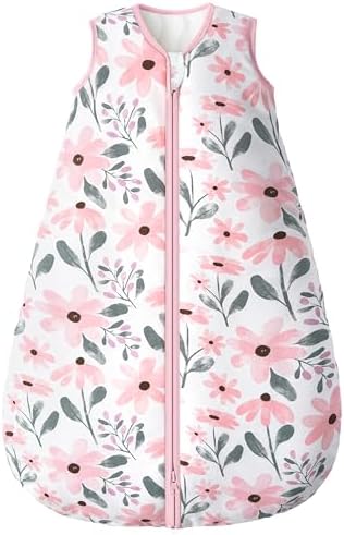 Yoofoss Baby Sleep Sack 0-6 Months 100% Organic Cotton TOG 2.5 2-Way Zipper