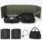 Uniflasy 2 Burner Camping Stove Kit with Carry Bag & Wind Guards