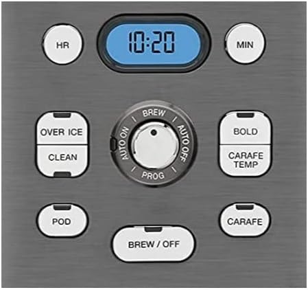 Cuisinart 12-Cup Coffee Maker, Single-Serve Brewer Glass Carafe, Automatic Hot & Iced Coffee Machine, Brew Strength Control and Brew Pause, SS-16BKS, Black Stainless Steel
