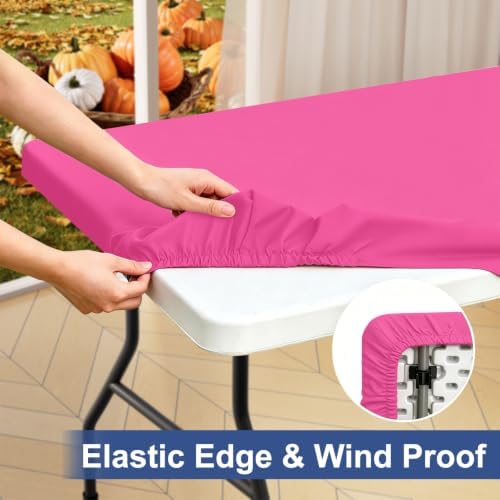 homing Rectangle Table Cloth Cover 8 Foot Elastic Fitted Tablecloth