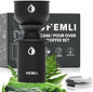16 oz Pour Over Camping Coffee Maker Set– Vacuum Insulated Mug with Leakproof Lid, Stainless Steel Micro Filter, Portable Coffee Maker for Camping, Travel & Outdoor Adventures